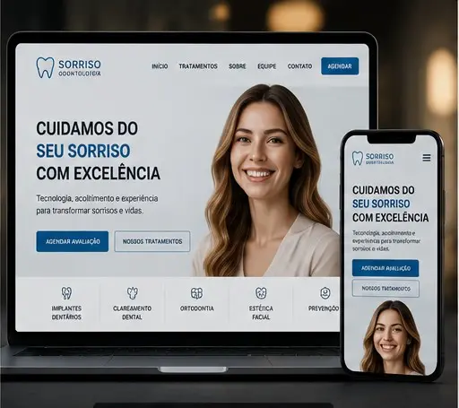 Projeto demonstrativo — Clínica odontológica